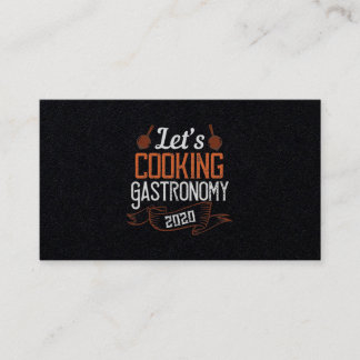 Tarjeta De Visita Cocinemos Gastronomía 2022