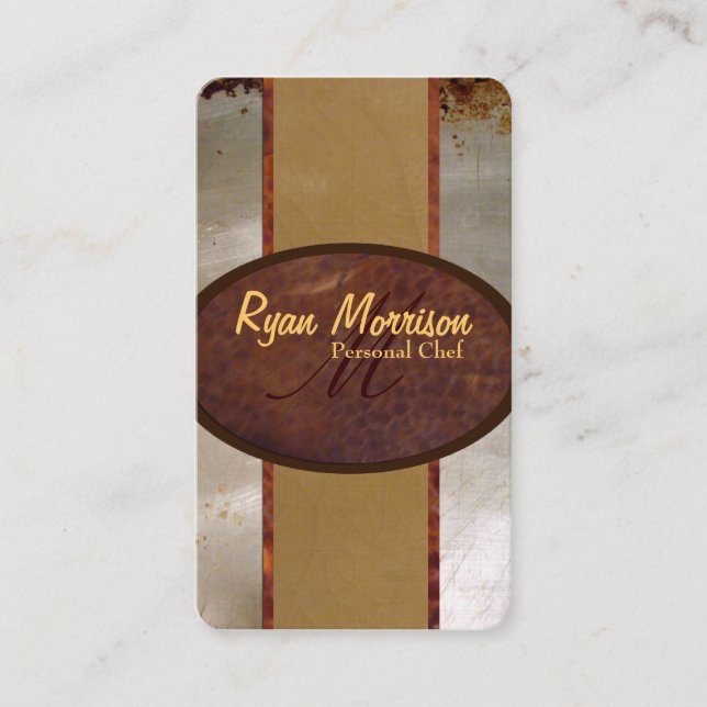 Tarjeta De Visita Cocinero (Anverso)