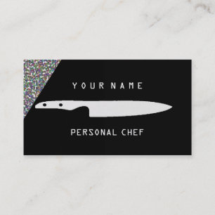 TARJETA DE VISITA COCINERO PERSONAL