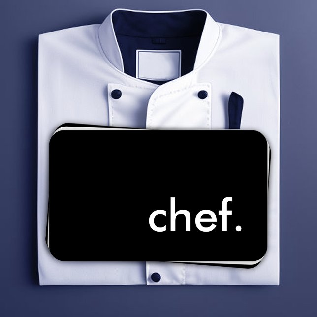 Tarjeta De Visita cocinero. (personalizable de color) (Subido por el creador)