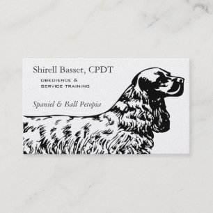 Tarjeta De Visita Cocker Spaniel Dog Business