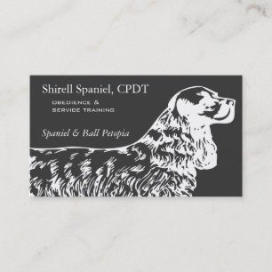 Tarjeta De Visita Cocker Spaniel Dog Business