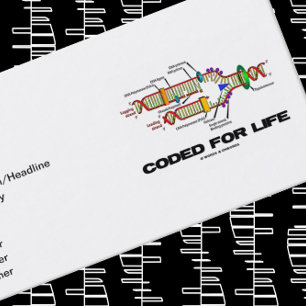 Tarjeta De Visita Coded For Life (replicación del ADN)