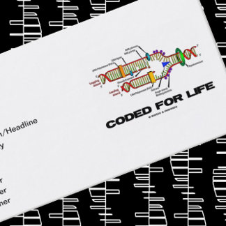 Tarjeta De Visita Coded For Life (replicación del ADN)