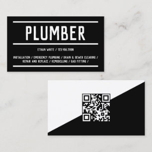 Tarjeta De Visita Código de exploración Complemento QR