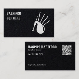 Tarjeta De Visita Código de exploración de Bagpiping