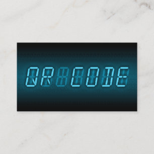 Tarjeta De Visita CÓDIGO DE QR: lectura digital