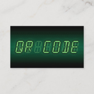 Tarjeta De Visita CÓDIGO DE QR: lectura digital