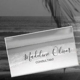 Tarjeta De Visita Código QR Autobús profesional del Mar Negro y del 