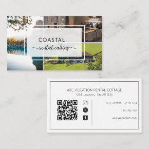 Tarjeta De Visita Código QR Casa de Huéspedes Alquiler de Vacaciones