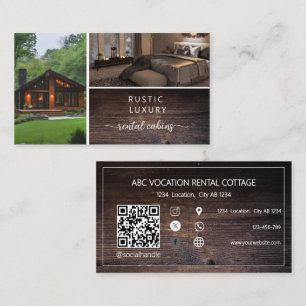Tarjeta De Visita Código QR Casa de Huéspedes de Alquiler de Vacacio