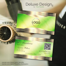 Código QR con el logotipo Luminoso Green Marble Go