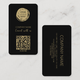 Tarjeta De Visita Código QR Conéctate Con Nosotros Redes Sociales
