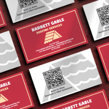 Código QR de Contratista de Techos Rojos Profesion
