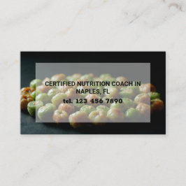 Tarjeta De Visita Código QR de dietista nutricionista