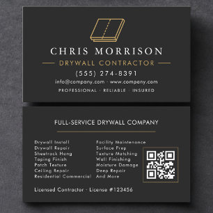 Tarjeta De Visita Código QR de drywall