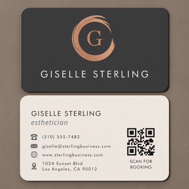 Tarjeta De Visita Código QR de Esteticista  (Subido por el creador)