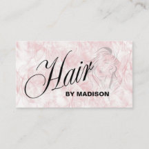 Código QR de Estilista de Cabello Rosa