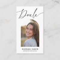 Código QR de foto de partera posparto Doula