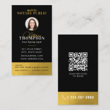 Código QR de foto del agente de firma notarial Bla