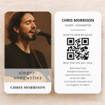 Código QR de foto del cantautor