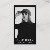 Código QR de fotografía comercial mínima y profesi