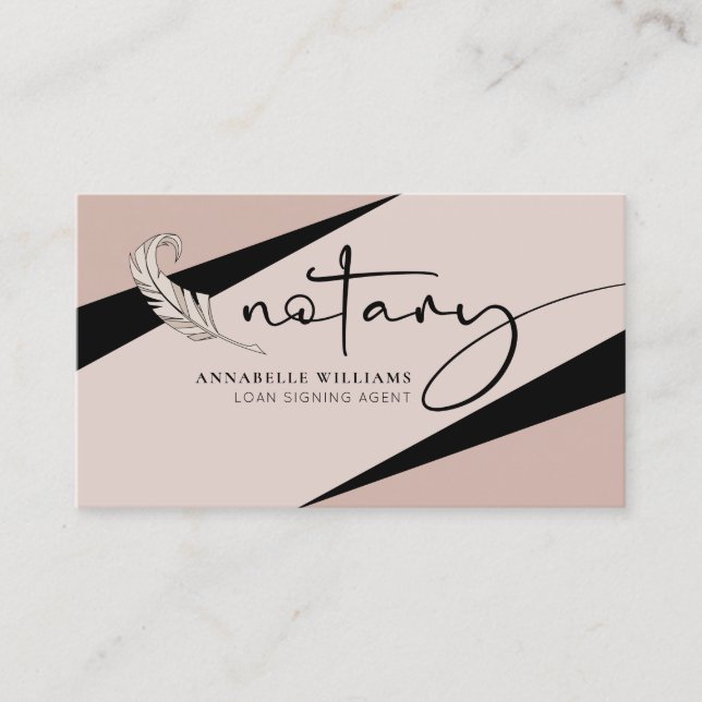 Tarjeta De Visita Código QR de fotografía notarial moderna (Anverso)