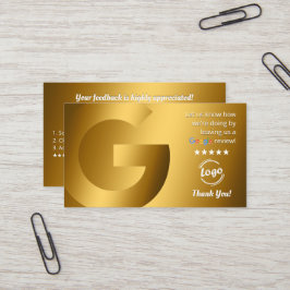 Tarjeta De Visita Código QR de Google Review