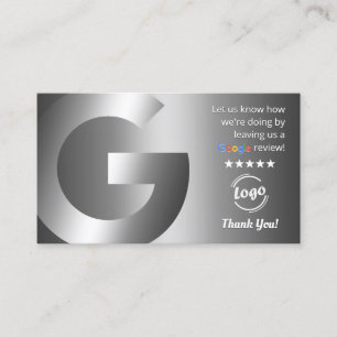 Tarjeta De Visita Código QR de Google Review