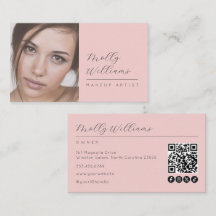 Código QR de icono social de escritura en rosa son