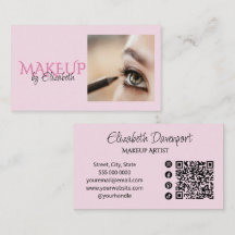 Código QR de icono social de escritura rosa sonroj