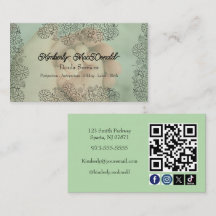 Código QR de icono social de guion de doula en Ver