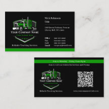 Código QR de la empresa de transporte de camiones 