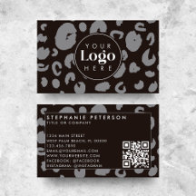 Código QR de la empresa personalizada con estampad