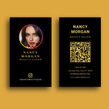 Código QR de la foto de perfil de Instagram negro