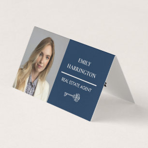 Tarjeta De Visita Código QR de la llave clásica Agente de bienes raí