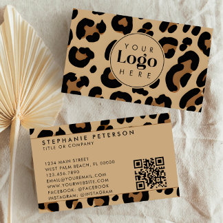 Tarjeta De Visita Código QR de la marca de la empresa personalizada 