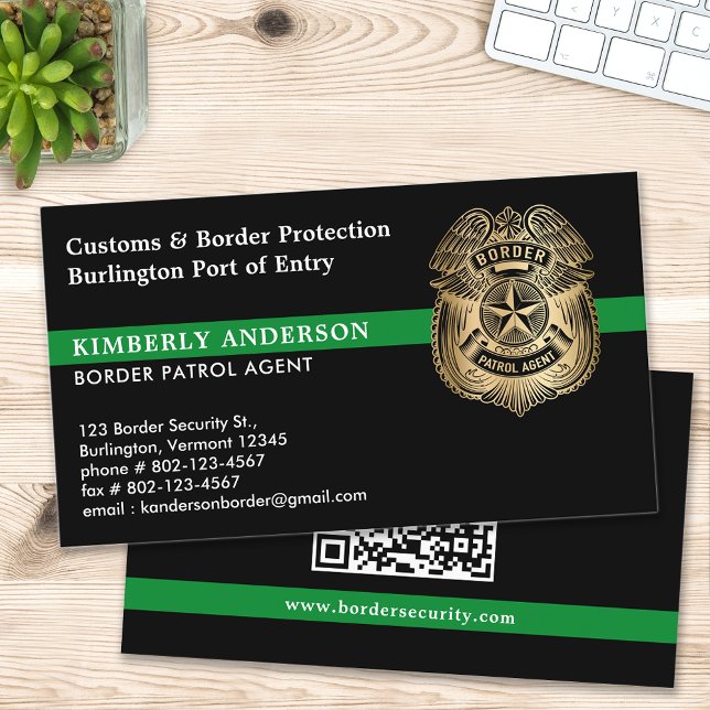 Tarjeta De Visita Código QR de la Patrulla Fronteriza Militar Federa (Subido por el creador)
