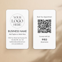 Código QR de Logo Personalizado Moderno Minimalist