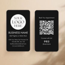 Código QR de Logo Personalizado Moderno Minimalist