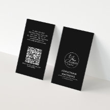 Código QR de logotipo blanco profesional