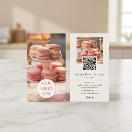 Tarjeta De Visita Código QR de Logotipo de Foto Personalizada Panade