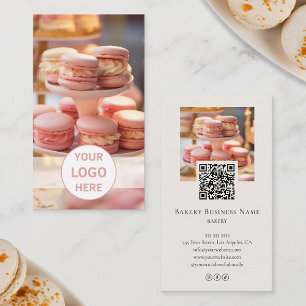 Tarjeta De Visita Código QR de Logotipo de Foto Personalizada Panade
