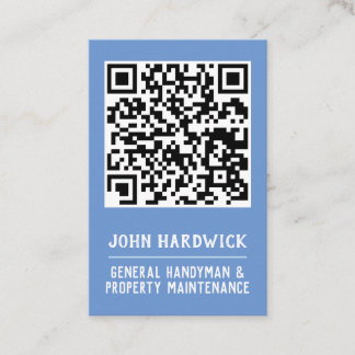 Tarjeta De Visita Código QR de mantenimiento de mantenimiento de pro