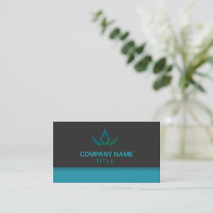 Tarjeta De Visita Código QR de Marketing Digital Moderno en Verde Az