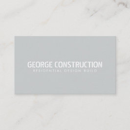 Tarjeta De Visita Código QR de negocio de construcción en negrita y