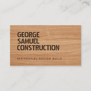 Tarjeta De Visita Código QR de negocio de construcción moldeada en m