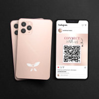 Código QR de publicación de Instagram minimalista 
