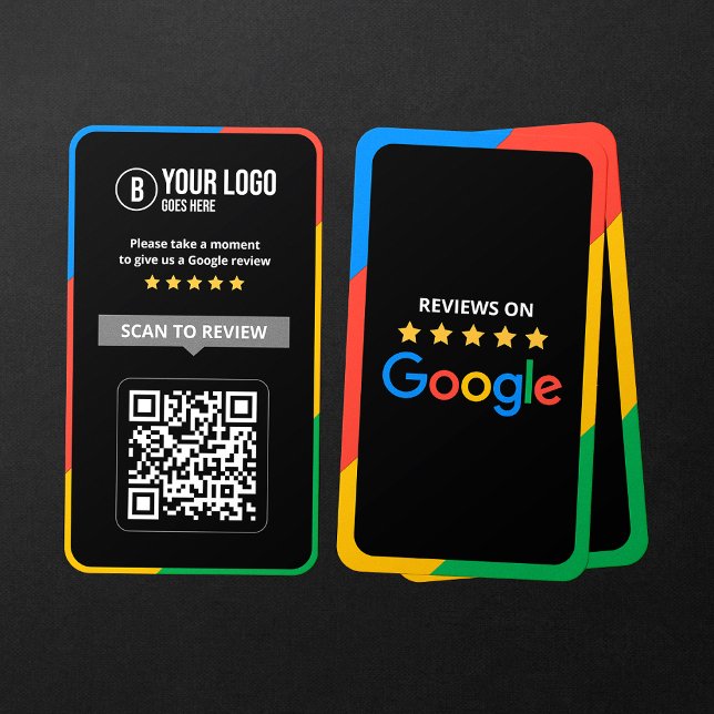 Tarjeta De Visita Código QR de reseñas de Google de clientes Reseñas (Subido por el creador)