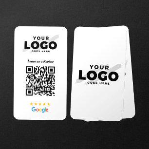 Tarjeta De Visita Código QR de reseñas de Google Enlace de reseña de